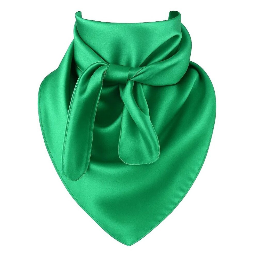 Green Wild Rag Large Scarf 23x23" Western Accessory Cowgirl or Cowboy